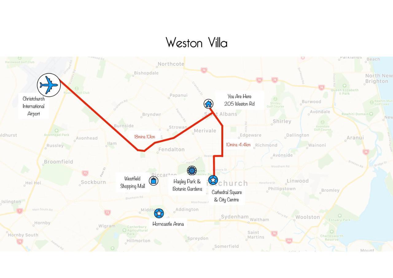 Weston Villa - Spacious & Family Friendly - Bookahome Christchurch Luaran gambar